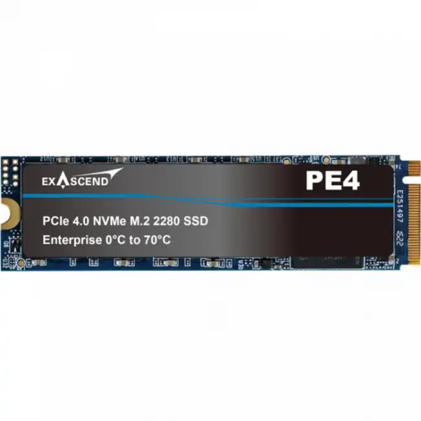 Внутренний жесткий диск Exascend EXPE4M7680GB (SSD (твердотельные), 7680 ГБ, M.2, PCIe)