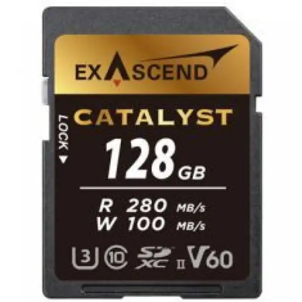 Флеш (Flash) карты Exascend Catalyst EX128GSDV60 (128 ГБ)