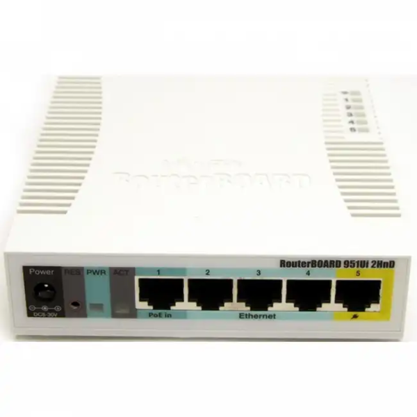 Маршрутизатор Mikrotik RB951Ui-2HnD (10/100 Base-TX (100 мбит/с))