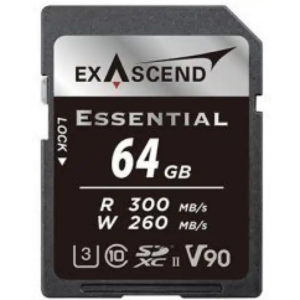 Флеш (Flash) карты Exascend Essential EX64GSDU2 (64 ГБ)