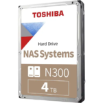 Внутренний жесткий диск Toshiba N300 HDWG440UZSVA (HDD (классические), 4 ТБ, 3.5 дюйма, SATA)