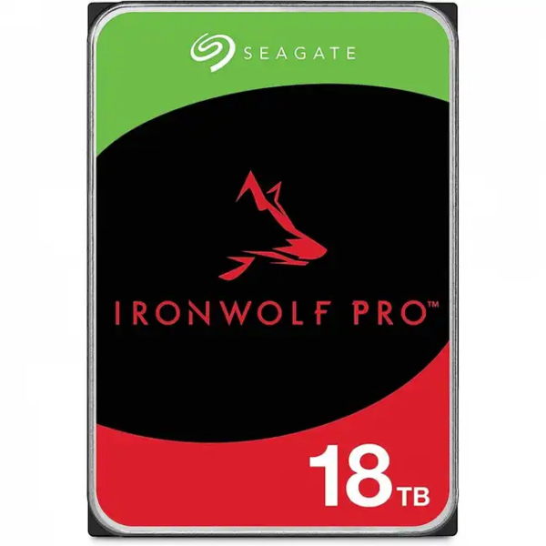 Внутренний жесткий диск Seagate Ironwolf Pro 512E ST18000NT001 (SSD (твердотельные), 18 ТБ, 3.5 дюйма, SATA)