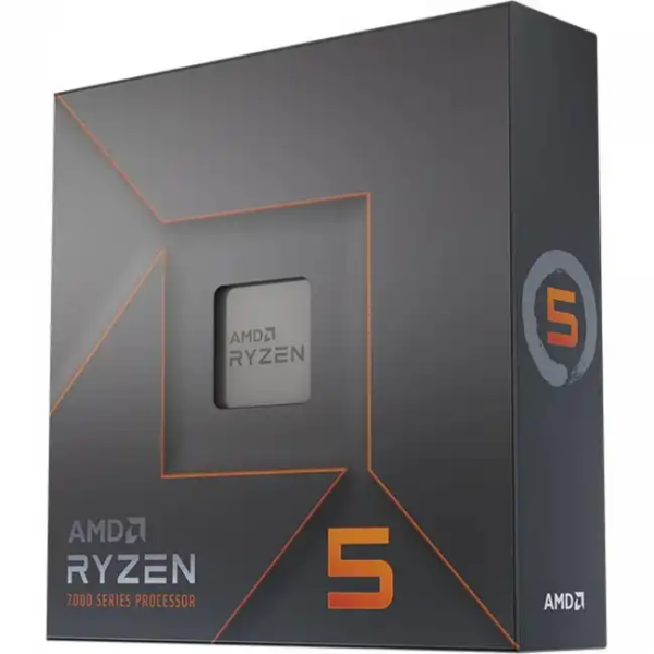 Процессор AMD Ryzen 5 7600X 100-100000593WOF (6, 4.7 ГГц, 32 МБ, BOX)