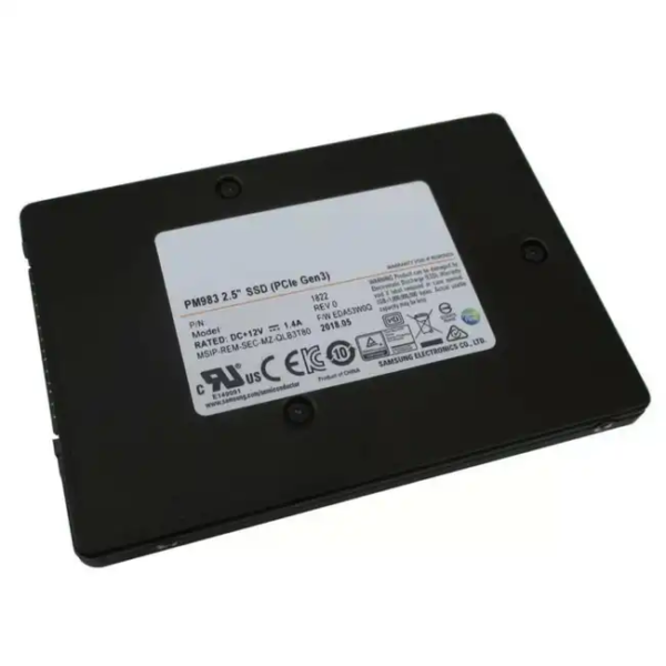 Внутренний жесткий диск Samsung PM983 MZQLB960HAJR-00007 (SSD (твердотельные), 1 ТБ, 2.5 дюйма, PCIe)