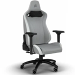 Компьютерный стул Corsair TC200 Leatherette Light Grey-White CF-9010045-WW