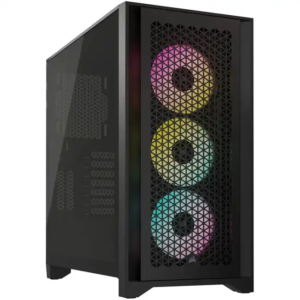 Корпус Corsair iCUE 4000D RGB Airflow Black CC-9011240-WW (Игровые, Midi-Tower)