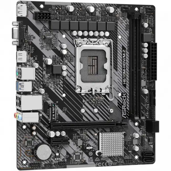 Материнская плата ASRock H610M-HDV/M.2 R2.0 (micro-ATX, LGA 1700)