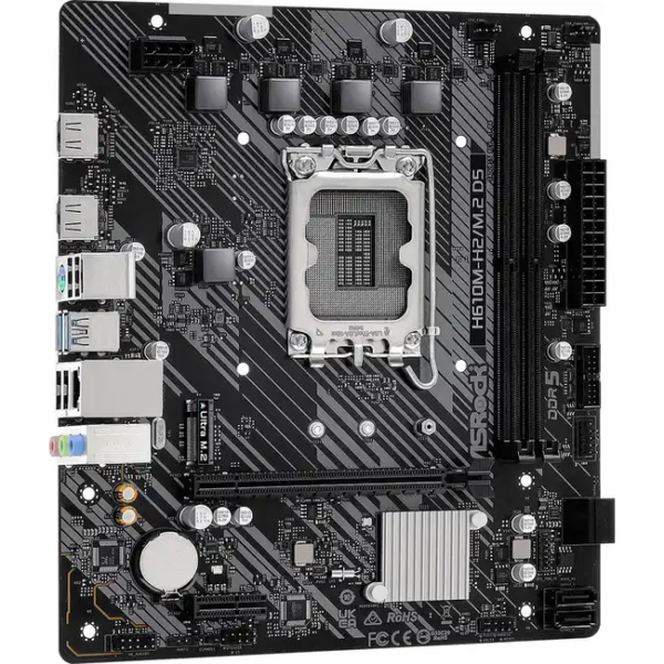 Материнская плата ASRock H610M-H2/M.2 D5 (micro-ATX, LGA 1700)