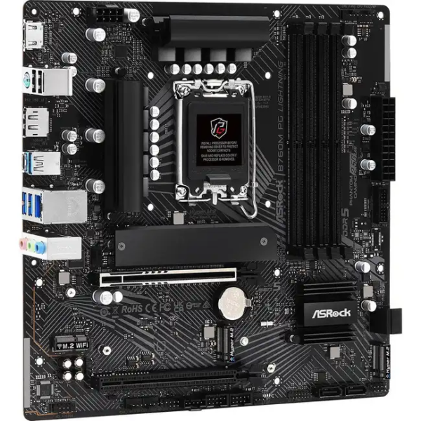 Материнская плата ASRock B760M PG LIGHTNING (micro-ATX, LGA 1700)