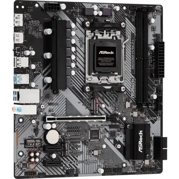 Материнская плата ASRock B650M-H/M.2+ (micro-ATX, AMD AM5)