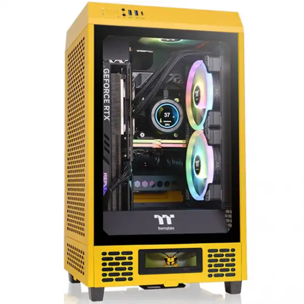 Корпус Thermaltake The Tower 200 Bumblebee CA-1X9-00S4WN-00 (Имиджевые, Mini-Tower)