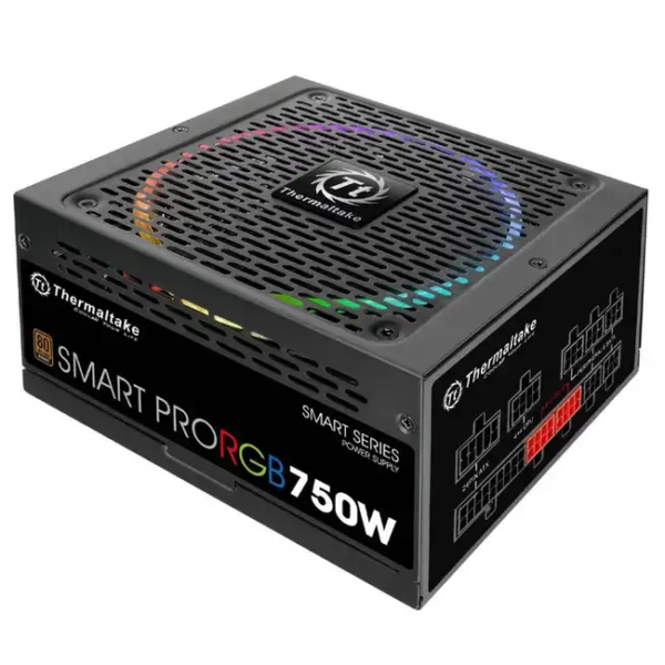 Блок питания Thermaltake Smart Pro RGB 750W Bronze PS-SPR-0750FPCBEU-R