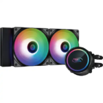 Охлаждение Deepcool C водяным охлаждением GAMMAXX L240 A-RGB DP-H12CF-GL240-ARGB (Для процессора)