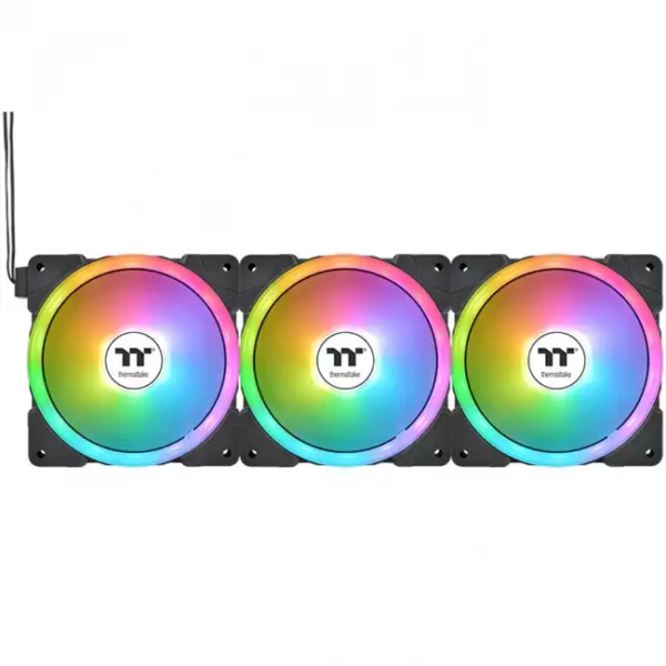 Охлаждение Thermaltake SWAFAN EX12 RGB PC Cooling Fan (3 Fan Pack) CL-F167-PL12SW-A (Для системного блока)