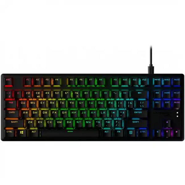 Клавиатура HyperX Alloy Origins Core PBT HX Red TKL 639N7AA#ABA (Проводная, USB)