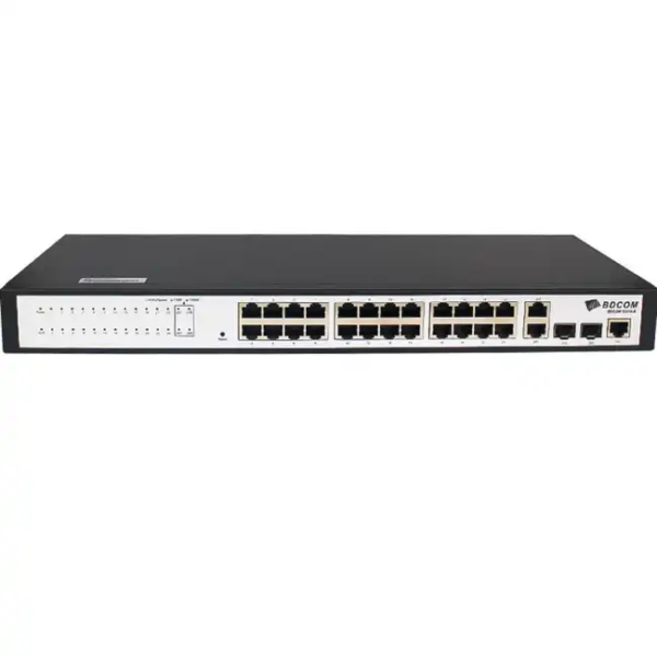 Коммутатор BDCOM S2228-B (100 Base-TX (100 мбит/с), 2 SFP порта)