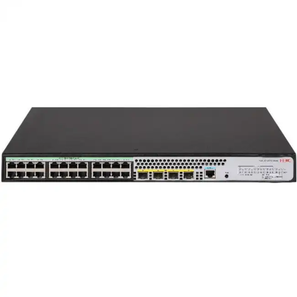 Коммутатор H3C S1850V2-28X-HPWR LS-1850V2-28X-HPWR-GL (1000 Base-TX (1000 мбит/с), 4 SFP порта)