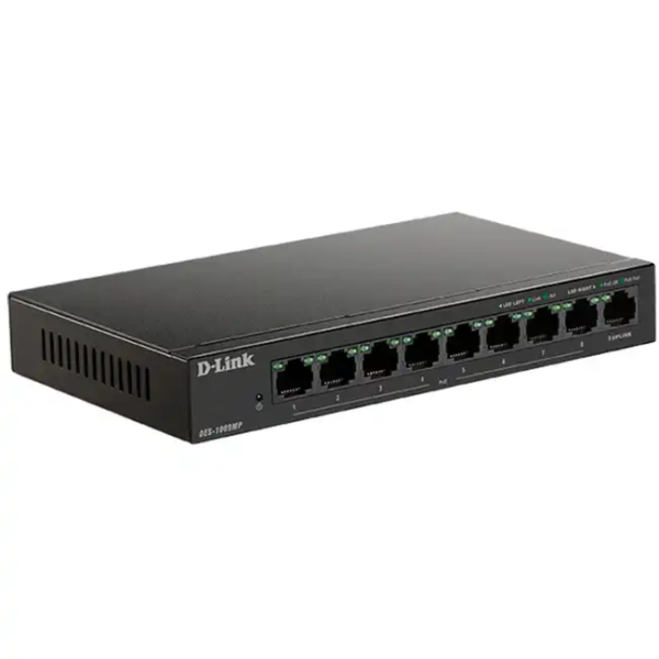 Коммутатор D-link DES-1009MP/A1A (100 Base-TX (100 мбит/с))