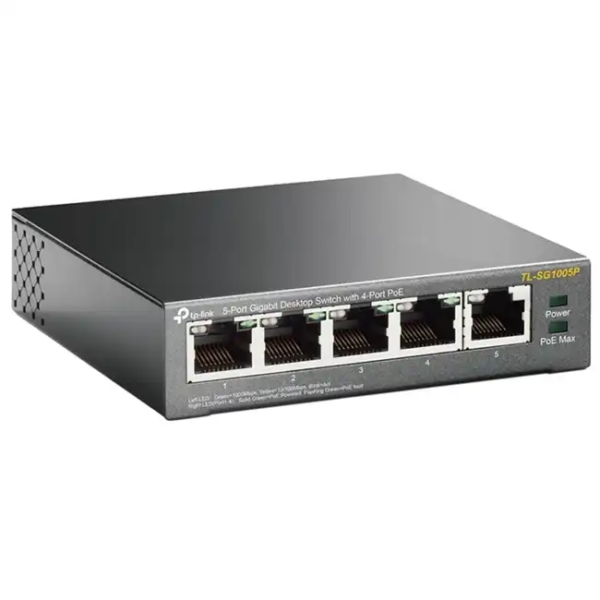 Коммутатор TP-Link TL-SG1005P (1000 Base-TX (1000 мбит/с))