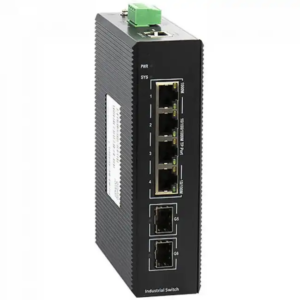 Коммутатор BDCOM IES200-V25-2S4P (1000 Base-TX (1000 мбит/с), 2 SFP порта)