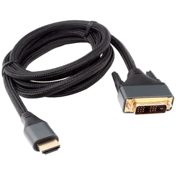 Кабель интерфейсный Cablexpert (1.8м) CC-HDMI-DVI-4K-6 (HDMI - DVI)