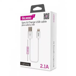 Аксессуар для ПК и Ноутбука OLMIO Кабель USB 2.0 - Lightning 38687