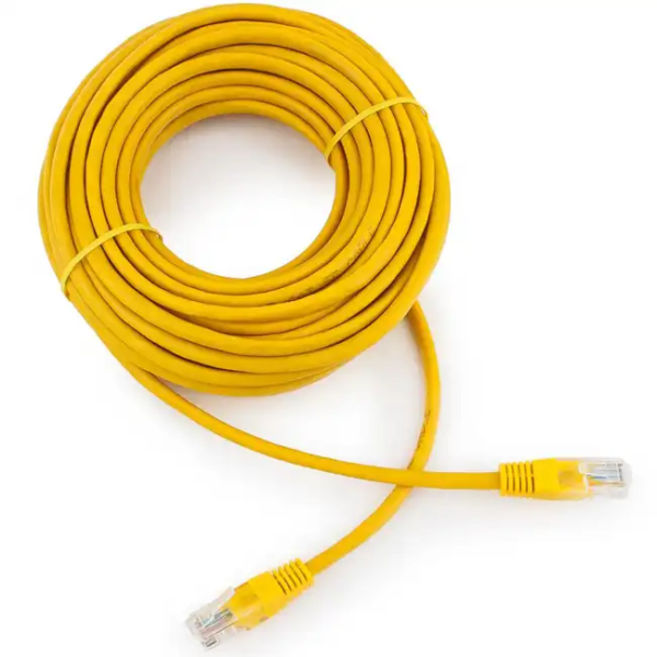 Патч-корд Cablexpert UTP 5e-Cat 10 m желтый PP10-10M/Y