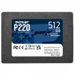 Внутренний жесткий диск Patriot P220 P220S512G25 (SSD (твердотельные), 512 ГБ, 2.5 дюйма, SATA)