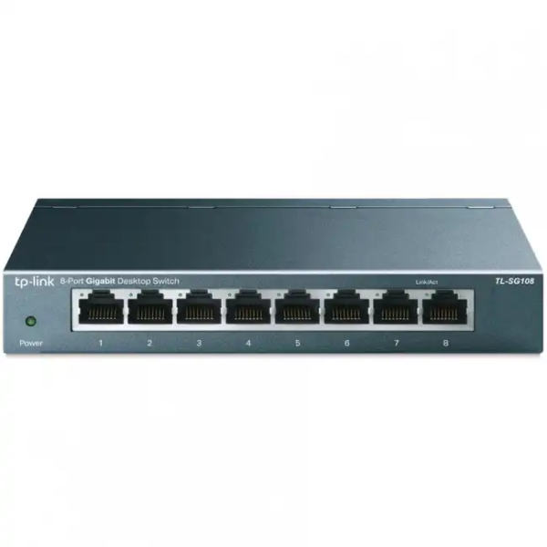 Коммутатор TP-Link TL-SG108 (1000 Base-TX (1000 мбит/с))