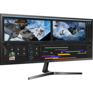 Монитор Samsung UltraWide LS34J550WQIXCI (34 ", VA, WQHD 3440x1440 (21:9), 75 Гц)