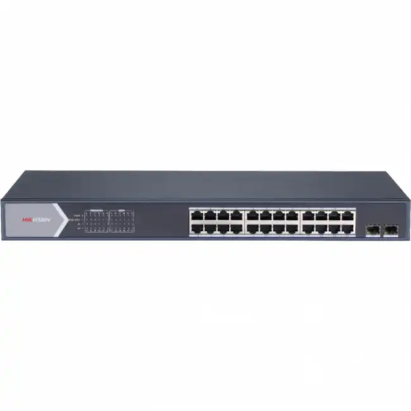 Коммутатор Hikvision DS-3E1526P-SI (1000 Base-TX (1000 мбит/с), 2 SFP порта)