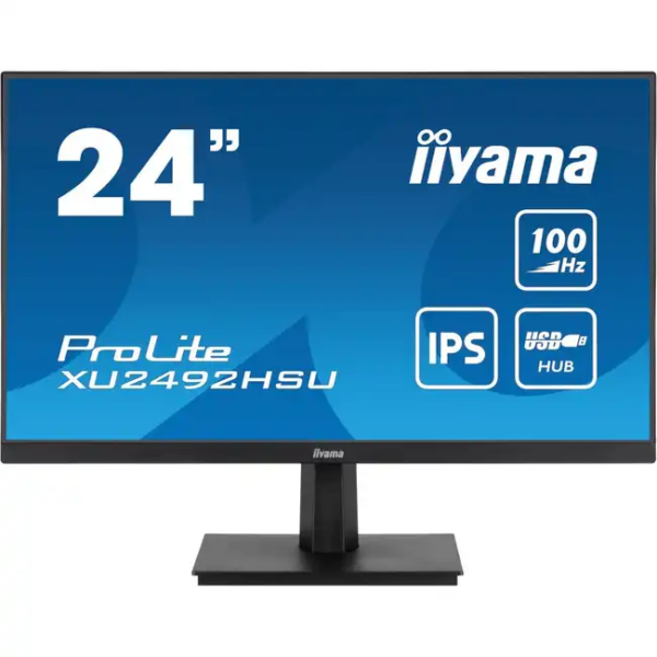 Монитор IIYAMA ProLite XU2492HSU-B6 (23.8 ", IPS, FHD 1920x1080 (16:9), 100 Гц)