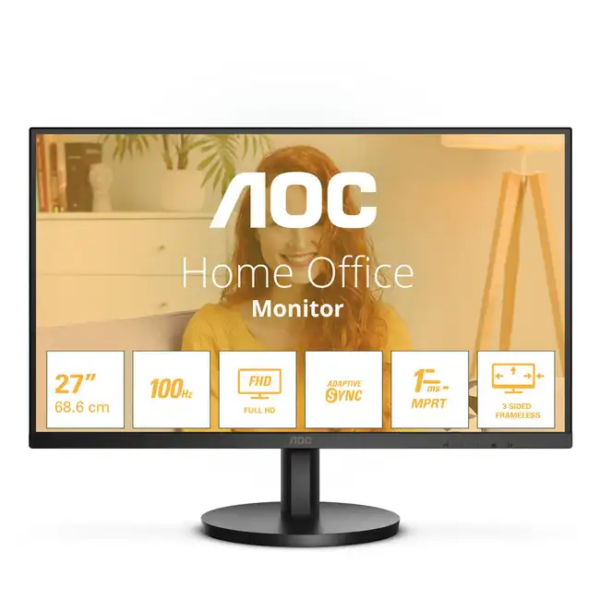 Монитор AOC 27B3HMA2/01 (27 ", VA, FHD 1920x1080 (16:9), 100 Гц)