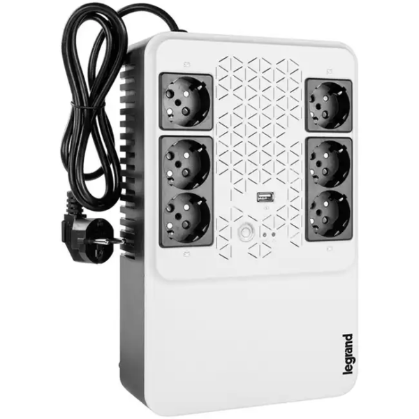 Источник бесперебойного питания Legrand Keor Multiplug 600 310081 (Линейно-интерактивные, Напольный, 600 ВА, 360)