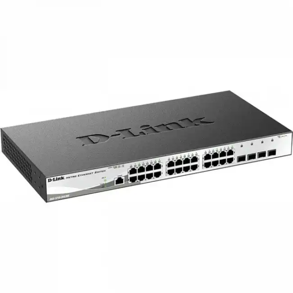 Коммутатор D-link DGS-1210-28X/ME/B2B (1000 Base-TX (1000 мбит/с), 4 SFP порта)