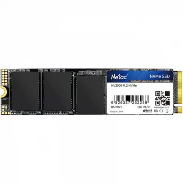 Внутренний жесткий диск Netac NV2000 NT01NV2000-512-E4X (SSD (твердотельные), 512 ГБ, M.2, PCIe)