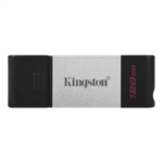 USB флешка (Flash) Kingston Data Traveler 80 (Silver-Black) DT80/128GB (128 ГБ)