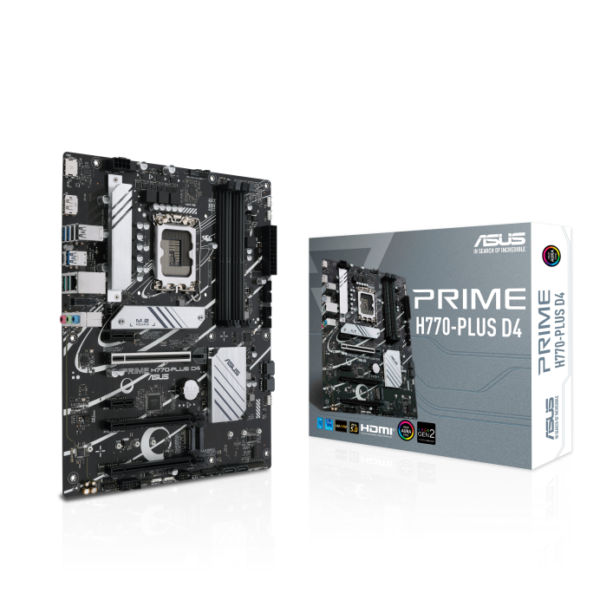 Материнская плата Asus PRIME H770-PLUS D4 (ATX, LGA 1700)