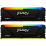 ОЗУ Kingston Fury Beast RGB KF436C17BB2AK2/16 (DIMM, DDR4, 16 Гб, 3600 МГц)