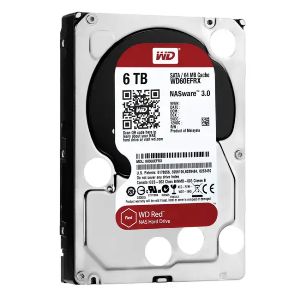 Внутренний жесткий диск Western Digital Red Pro NAS WD6003FFBX (HDD (классические), 6 ТБ, 3.5 дюйма, SATA)