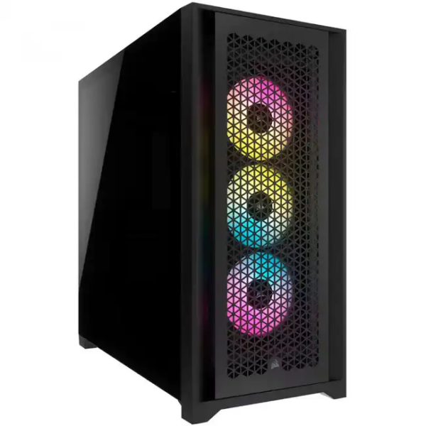 Корпус Corsair iCUE 5000D RGB Airflow Black CC-9011242-WW (Игровые, Midi-Tower)