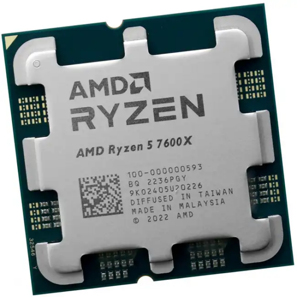 Процессор AMD Ryzen 5 7600X 100-000000593 (6, 4.7 ГГц, 32 МБ, OEM)