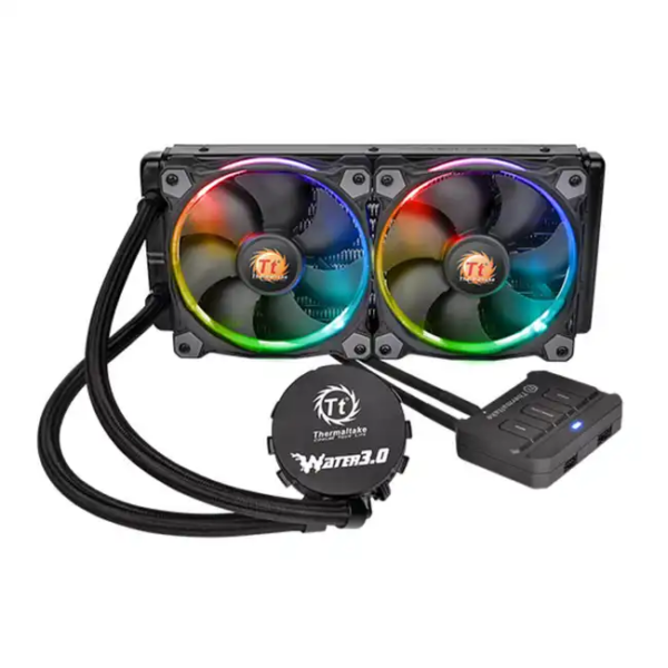 Охлаждение Thermaltake Water 3.0 Riing RGB 240 CL-W107-PL12SW-A