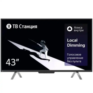 Телевизор Яндекс YNDX-00091 (43 ", Smart TV, Черный)