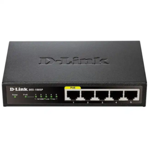 Коммутатор D-link DGS-1005P/A1A (1000 Base-TX (1000 мбит/с))