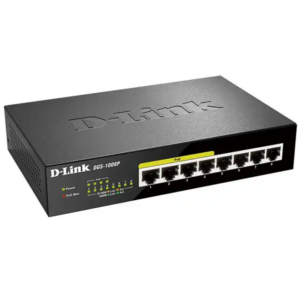 Коммутатор D-link DGS-1008PE1A 8G 4PoE 80W1 DGS-1008P/E1A (1000 Base-TX (1000 мбит/с))