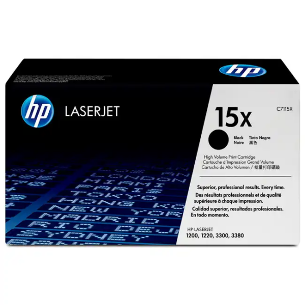 Лазерный картридж HP 15X Черный C7115X