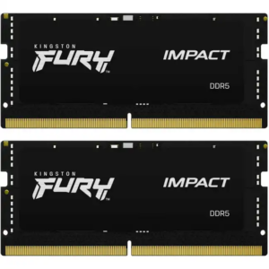 ОЗУ Kingston Fury Impcat Black XMP KF564S38IBK2-32 (SO-DIMM, DDR5, 32 Гб (2 х 16 Гб), 6400 МГц)