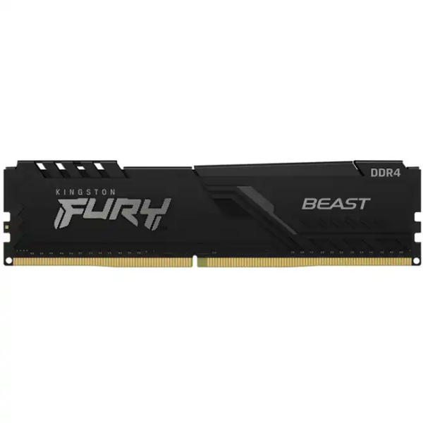 ОЗУ Kingston Fury Beast Black RTL Gaming KF432C16BB/8 (DIMM, DDR4, 8 Гб, 3200 МГц)