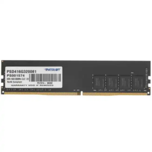 ОЗУ Patriot Signature Line PSD416G320081 (DIMM, DDR4, 16 Гб, 3200 МГц)